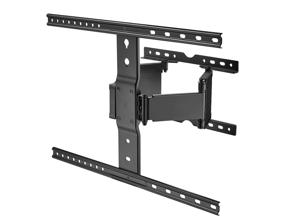 Monoprice Essential Full Motion TV Wall Mount Bracket For 37" To 90" TVs Up To 110lbs, Max VESA 600x400