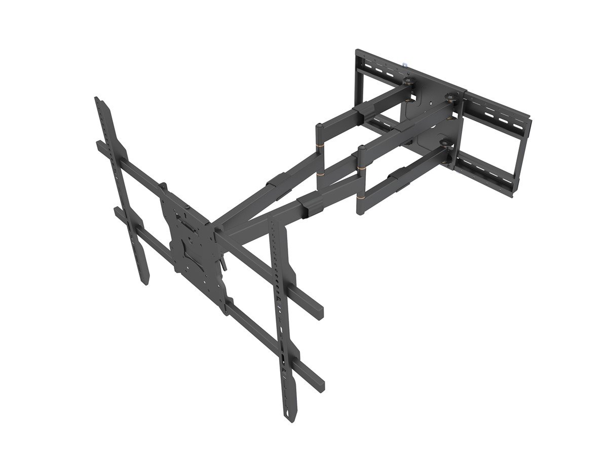 Monoprice Commercial Full Motion TV Wall Mount Bracket Extra Large and Extra Long Extension Range to 38.6&#34; For 60&#34; To 110&#34; TVs up to 275lbs, Max VESA 800x600 - main image