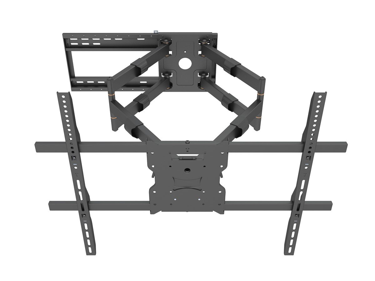 Monoprice Essential Full Motion TV Wall Mount Bracket For 23 To 40 TVs up  to 80lbs Max VESA 200x200