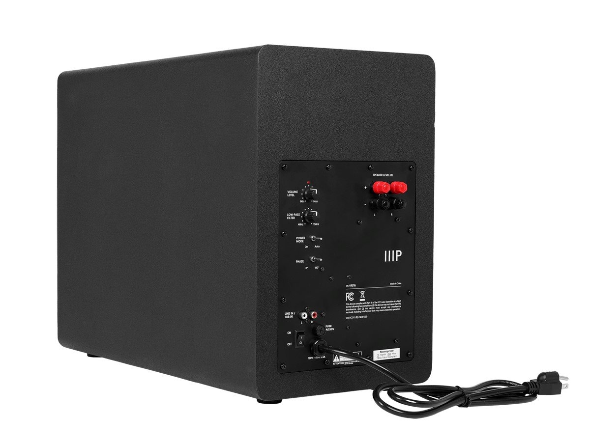 Monoprice powered hot sale subwoofer