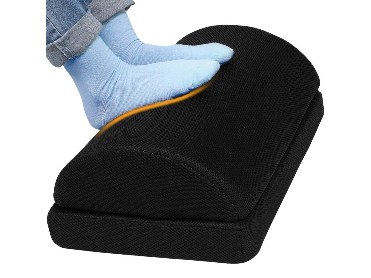 MPM Foot Rest for Under Desk at Work, Office Chair Gaming Chair Foot Stool, Comfortable Foot Rest, Feet Comfort, Non Slip Sole, For Home, Office, Car - main image