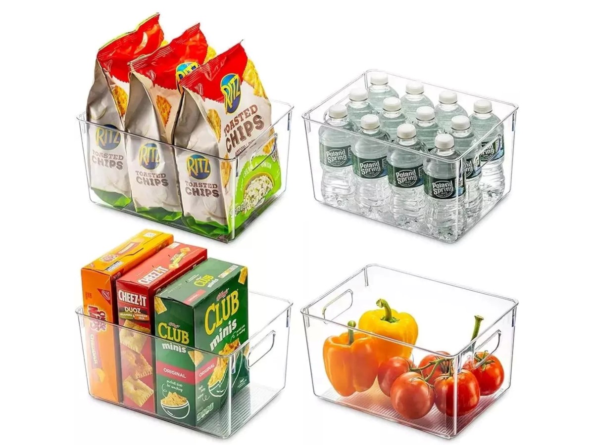 Frosted Transparent Storage Box Refrigerator Organizer Bins - Temu