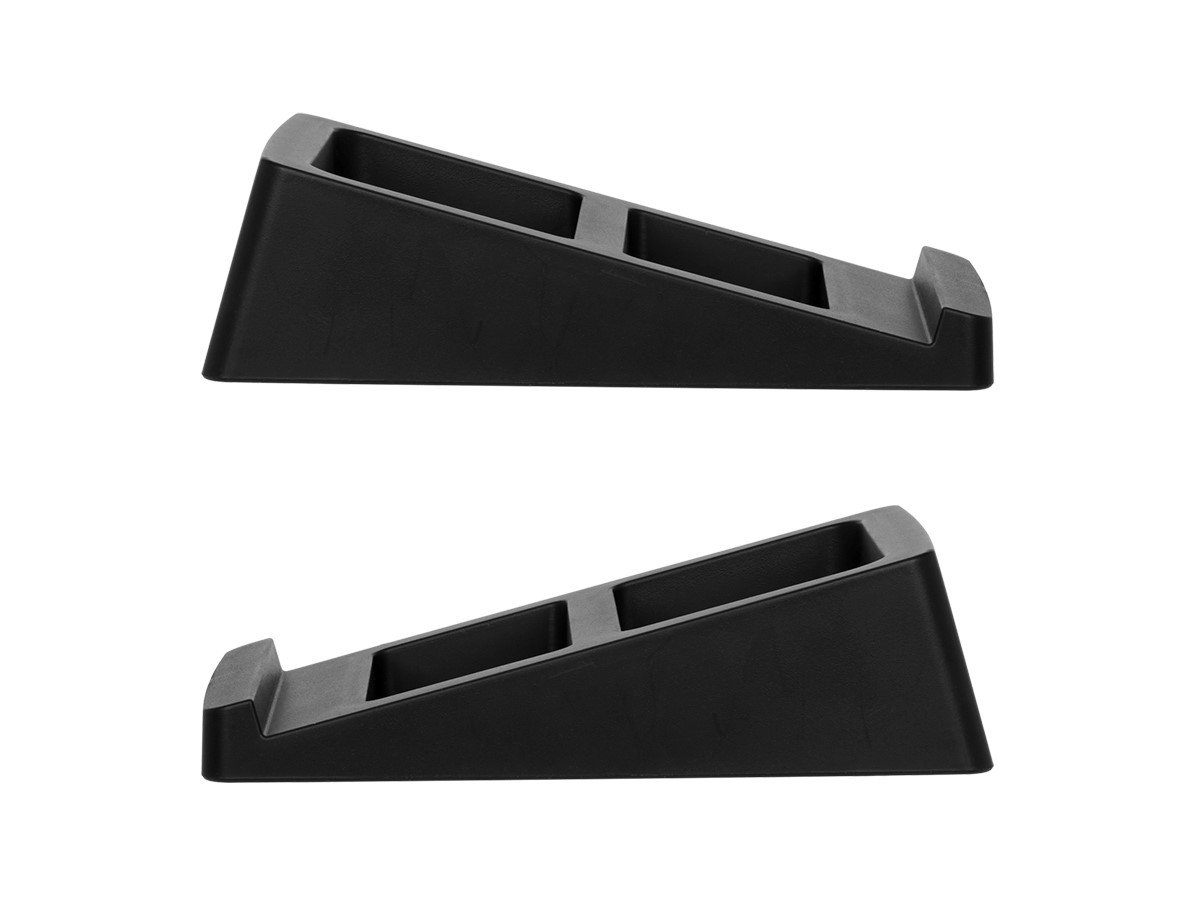 Monoprice Tilted Desktop Speaker Stands Wedge for Medium Sized Speakers ...