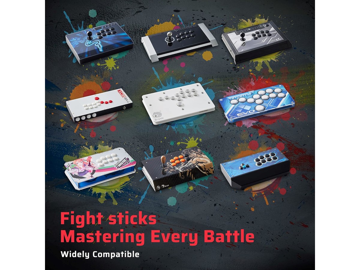 thumbnail image 2 of Brook Wingman FGC Converter With Keychain - PS5 Fighting Game Arcade Stick Adapter, Supports Street Fighter 6, Low Latency 2 of 9