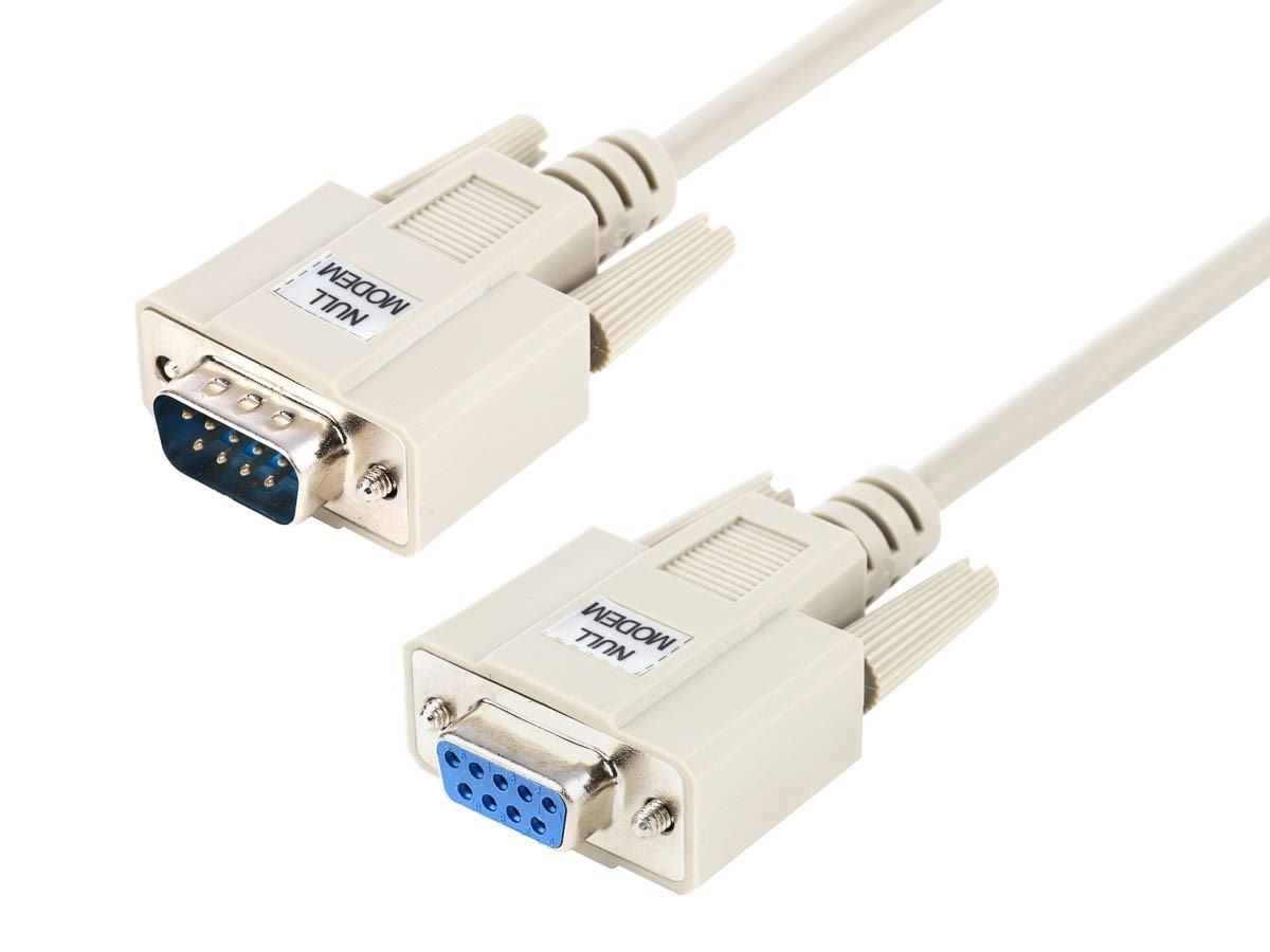 Monoprice 6ft Null Modem DB9 M/F Molded Cable - main image
