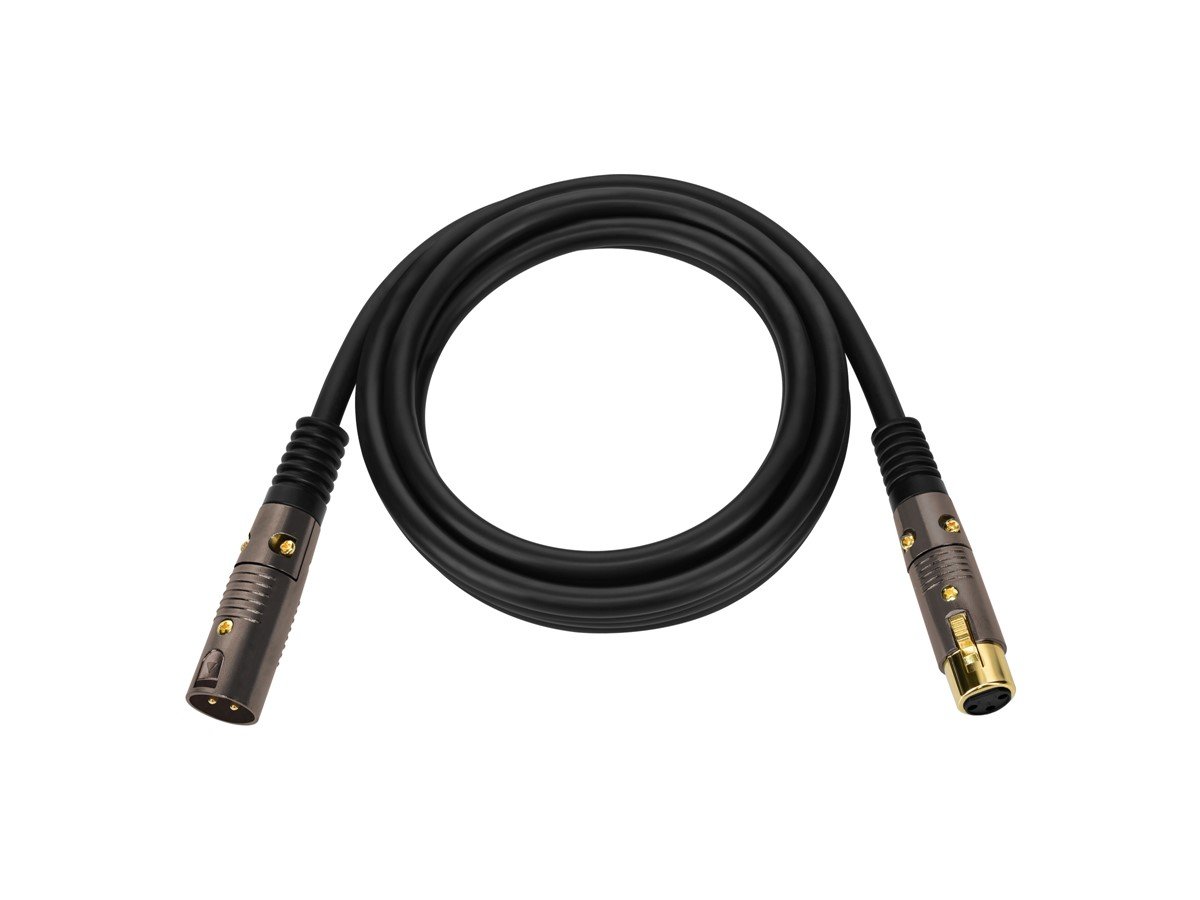 Monoprice 10ft Premier Series XLR Male To XLR Female 16AWG Cable (Gold Plated) [Microphone And Interconnect]