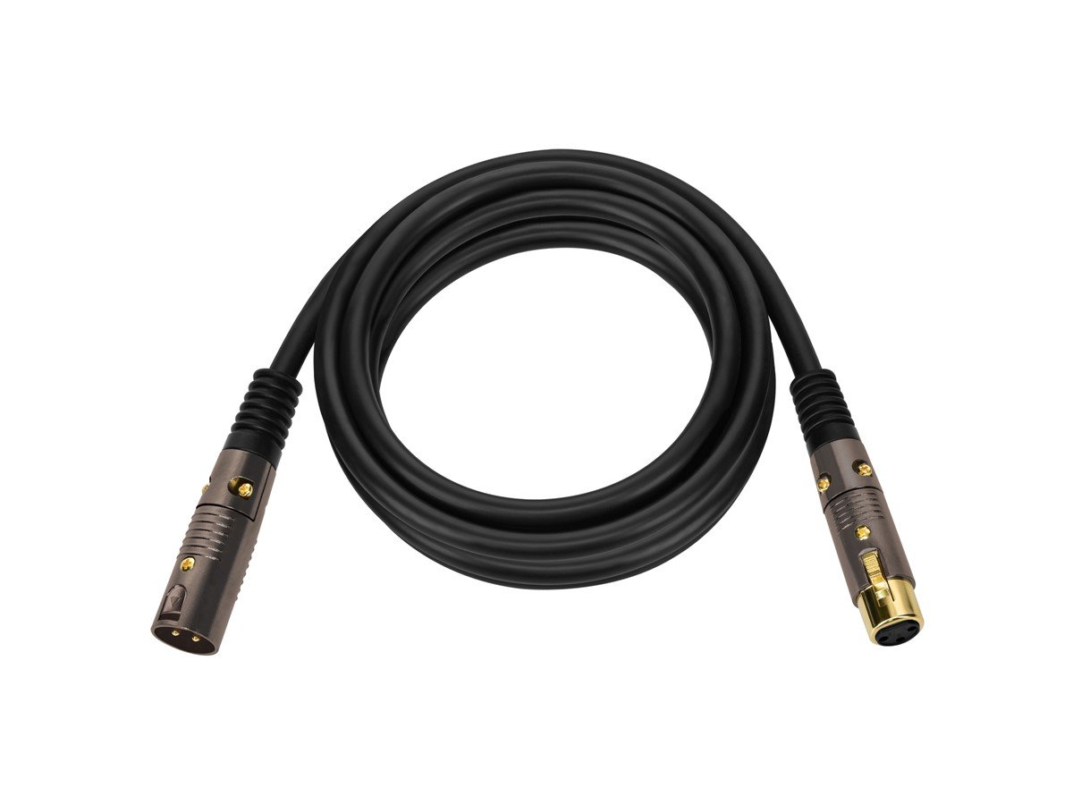Monoprice 15ft Premier Series XLR Male to XLR Female 16AWG Cable (Gold Plated) [Microphone and Interconnect] - main image