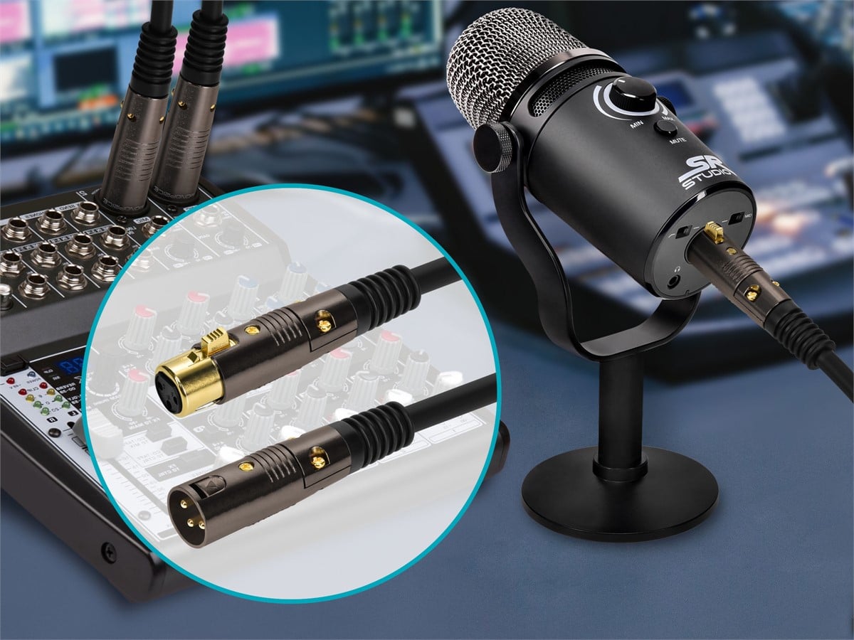 Monoprice 15ft Premier Series XLR Male to XLR Female 16AWG Cable