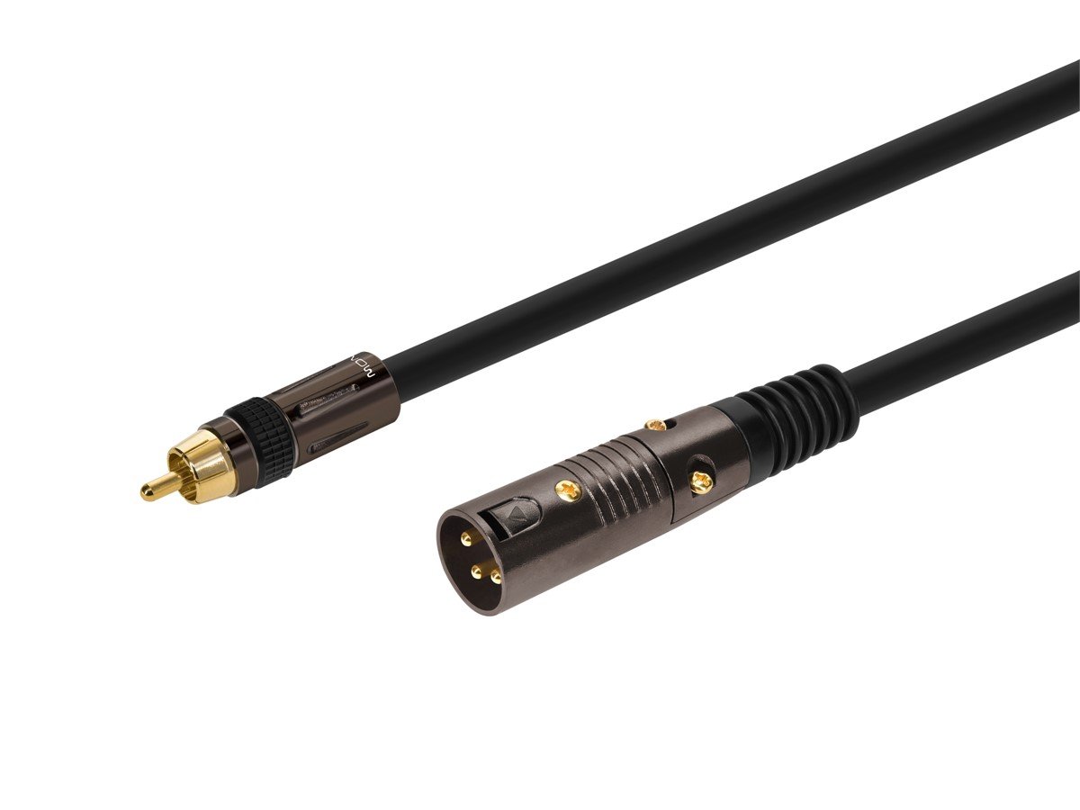 Xlr to rca promo cable