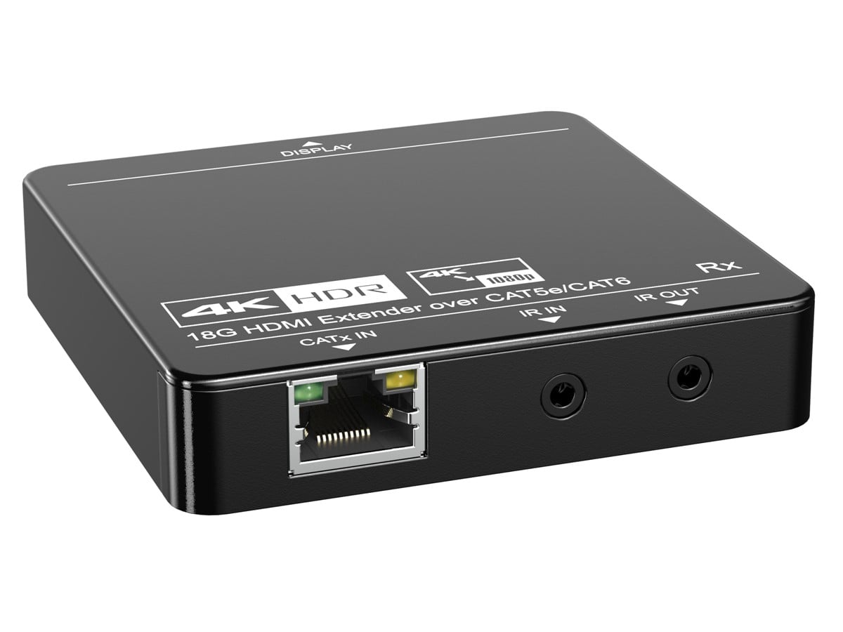 Tihokile HDMI Extender,HD Audio/Video HDMI Extender, Trasmissione Fino a 196ft/60m Sotto 1080P, Funzione EDID di Supporto, Rilevamento Intelligente, Video 3D