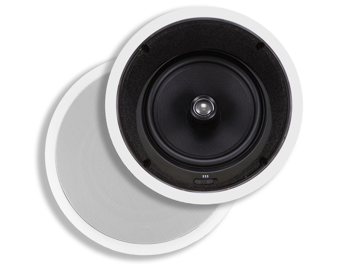 Monoprice Caliber 8 In Ceiling Speakers - White - Pair