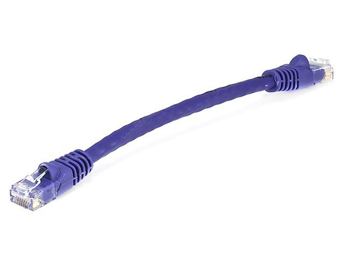 Monoprice 100FT 350MHz UTP Cat5e RJ45 Network Cable Purple 