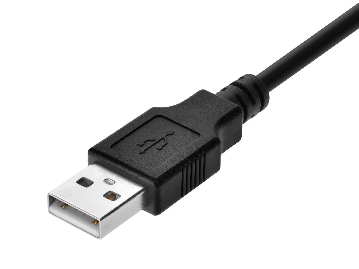 Câble USB 2.0 A vers B noir 1m80