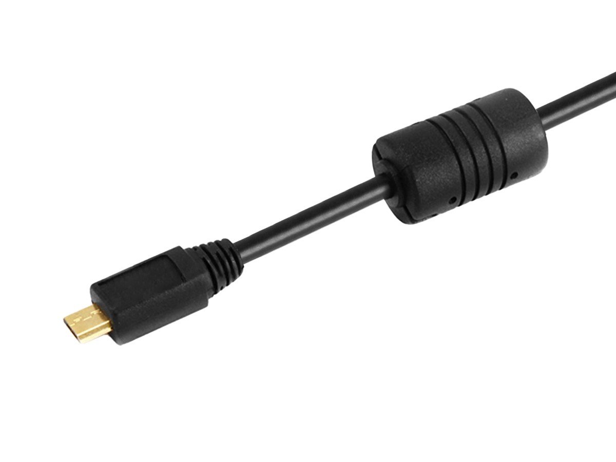Monoprice USB USB-A to Micro USB-B 2.0 Cable - 5-Pin 28/24AWG Gold Plated  Black 6ft 