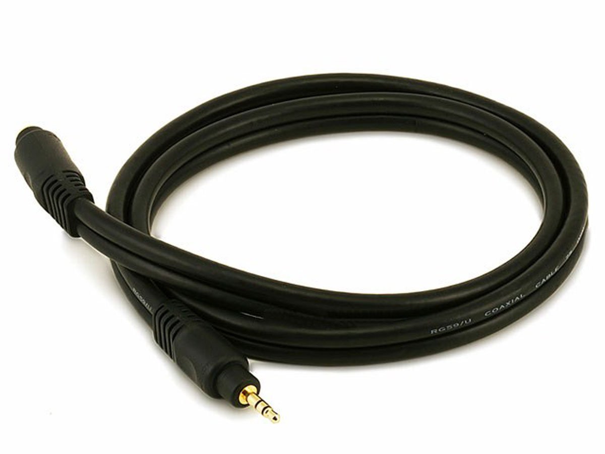 High Quality 3.5mm Male-Female Stereo Jack Audio Extension Lead Cable Headphone 