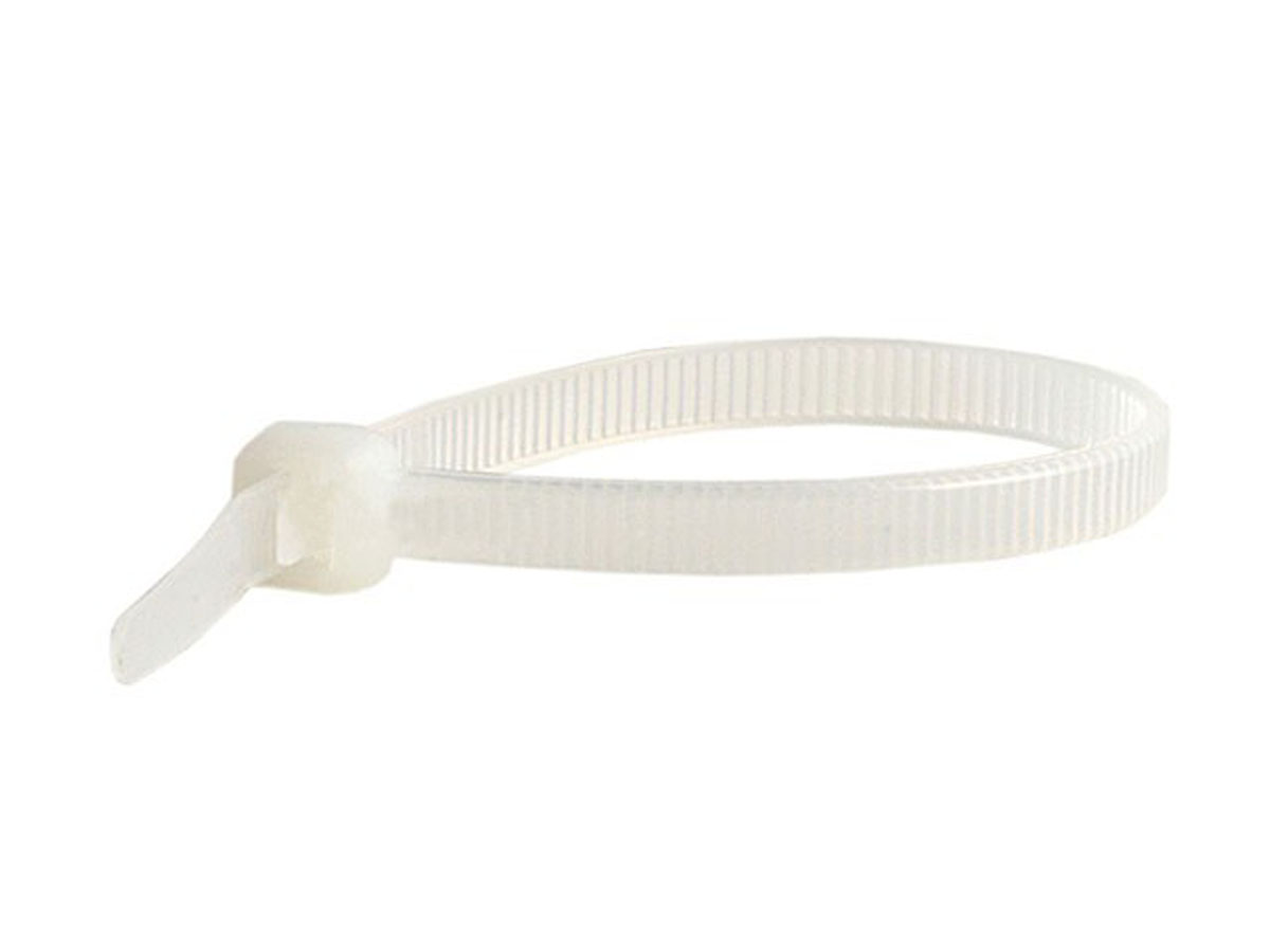 Image result for white 100mm cable tie