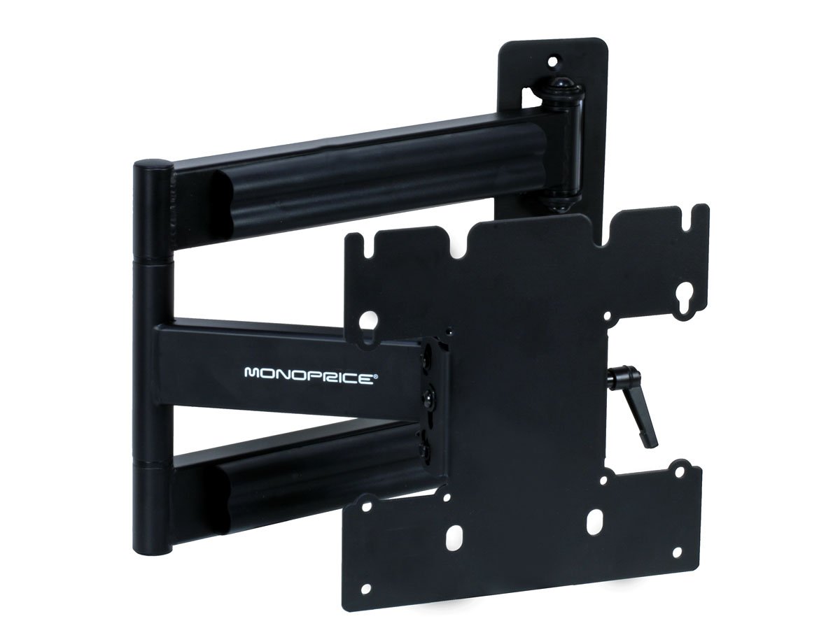 Monoprice EZ Series Full-Motion Articulating TV Wall Mount Bracket - For LED TVs 23in to 40in, Max Weight 80 lbs, Extension Range of 3.0in to 24.0in, VESA Patterns Up to 200x200 - main image