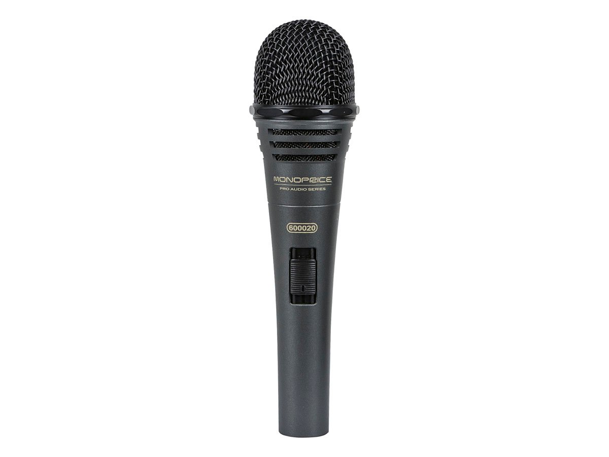 Monoprice Dynamic Handheld Unidirectional Vocal Microphone with On/Off Switch - main image