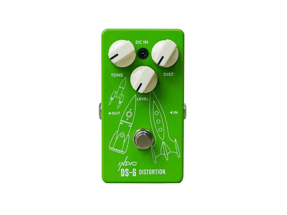 Indio by Monoprice DS-6 True Bypass Analog Vintage Distortion Full-size Guitar Effect Pedal - main image