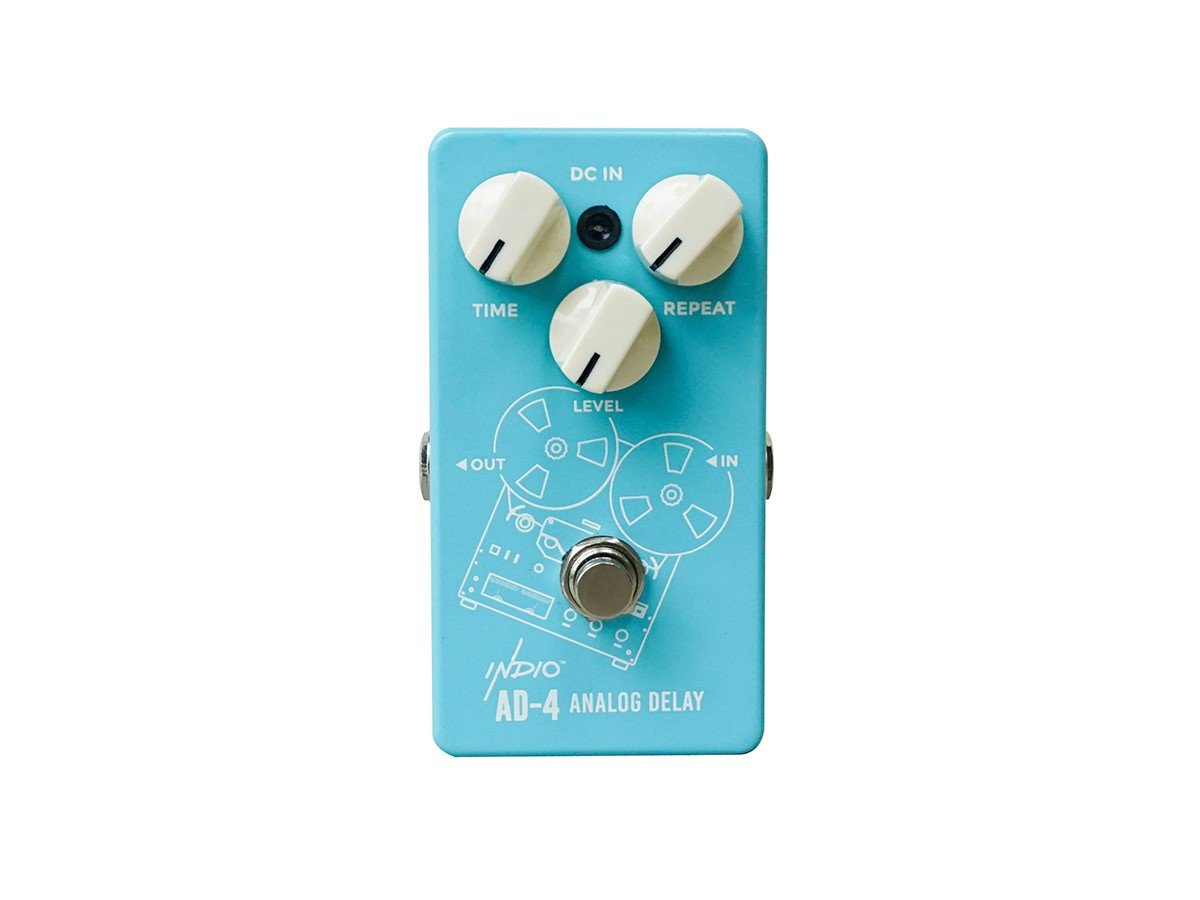 Indio by Monoprice AD-4 True Bypass Vintage Analog Delay Guitar Effect Pedal - main image