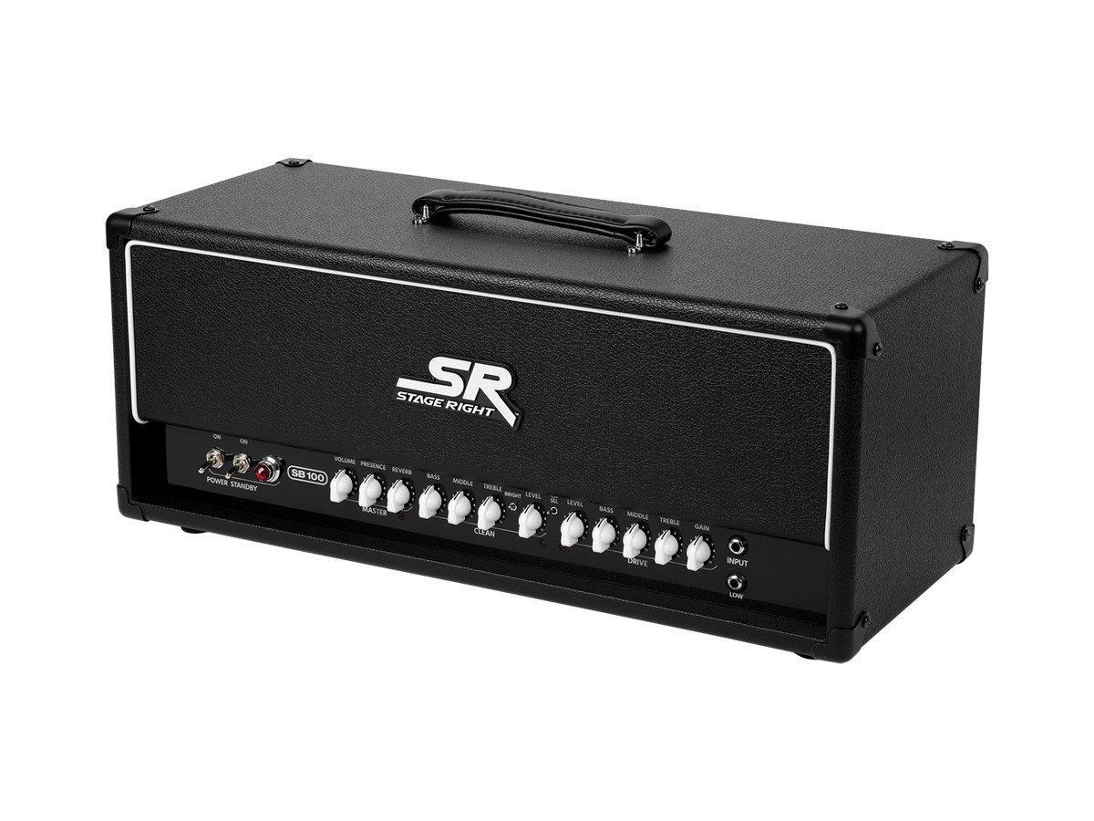 Stage Right by Monoprice SB  watt All Tube 2 channel Guitar Amp Head  with Reverb