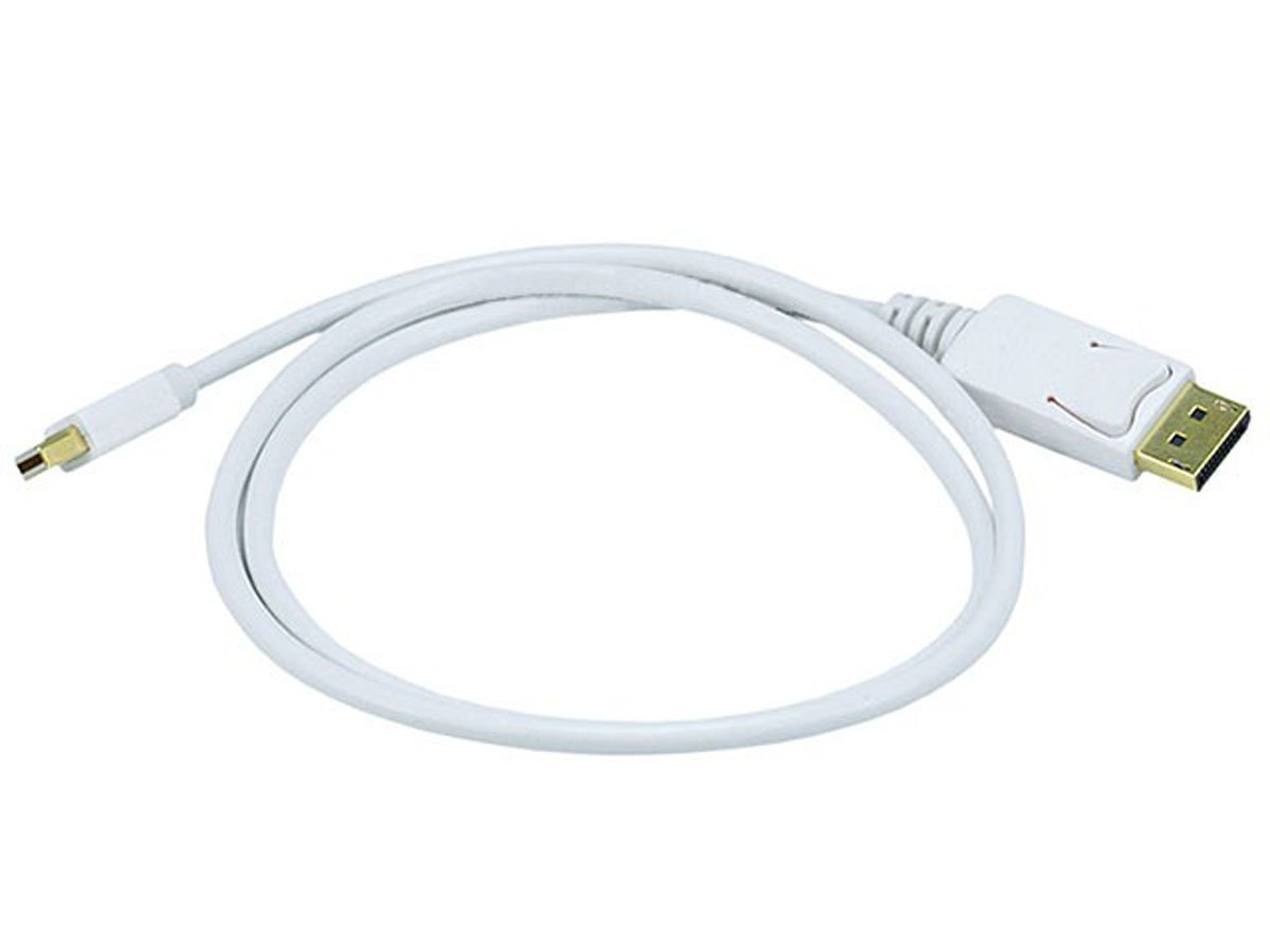 Monoprice Braided DisplayPort 1.4 Cable, 6ft, Gray 