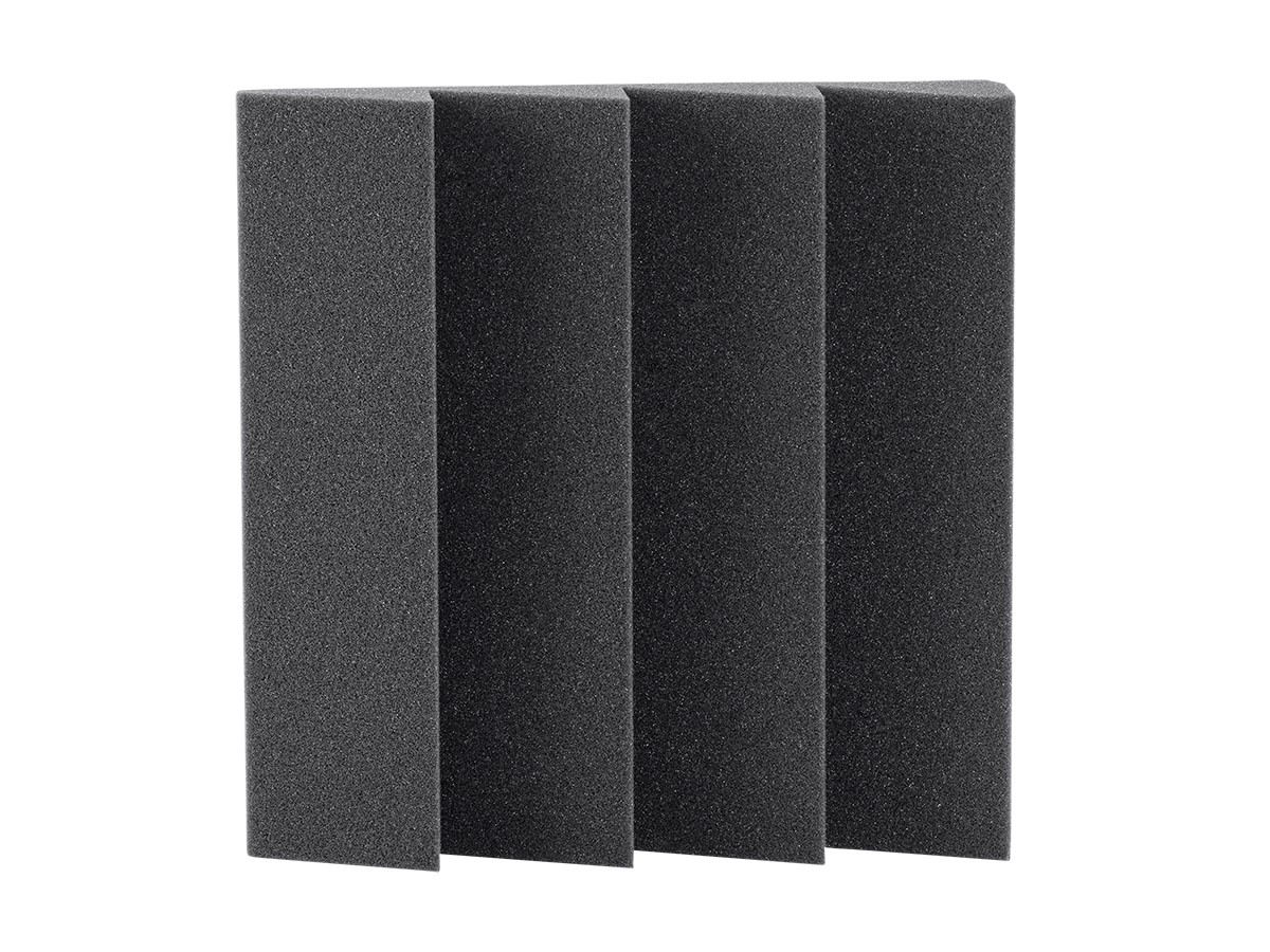 Stage Right by Monoprice Studio Large Wedges Acoustic Treatment Foam 2in Absorption Panels 12in x 12in Fire-Retardant 12-pack - main image