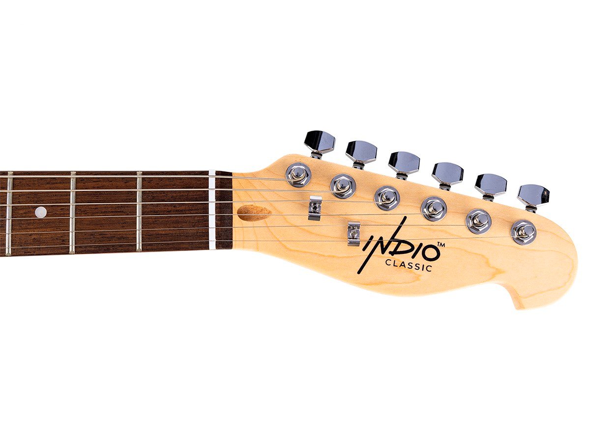 Indio by Monoprice Retro Classic Electric Guitar with Gig Bag, Blonde -  Monoprice.com