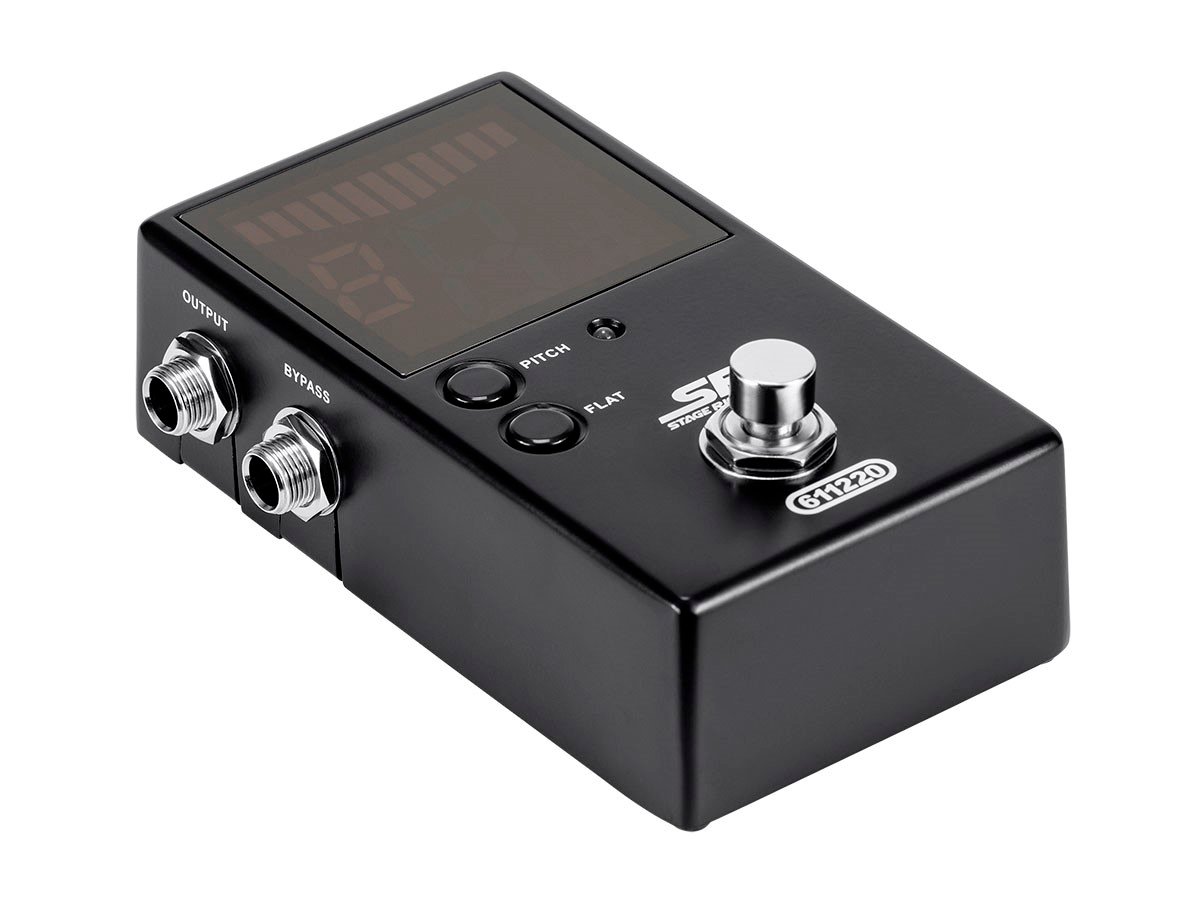 FZONE PT-01 True Bypass Chromatic Pedal Tuner - tgt11