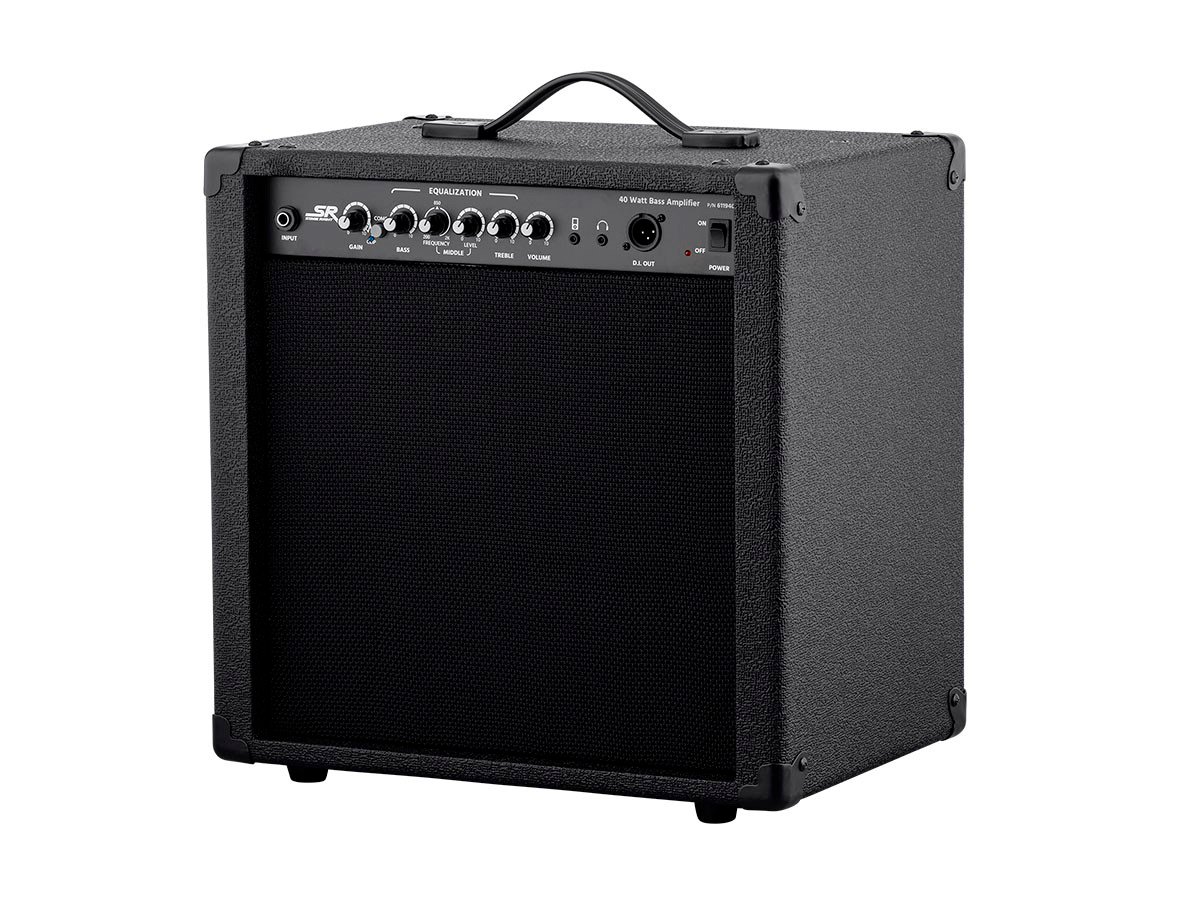 Stage Right by Monoprice 40W 10in Bass Combo Amp with Built-in Compressor and XLR DI Output - main image