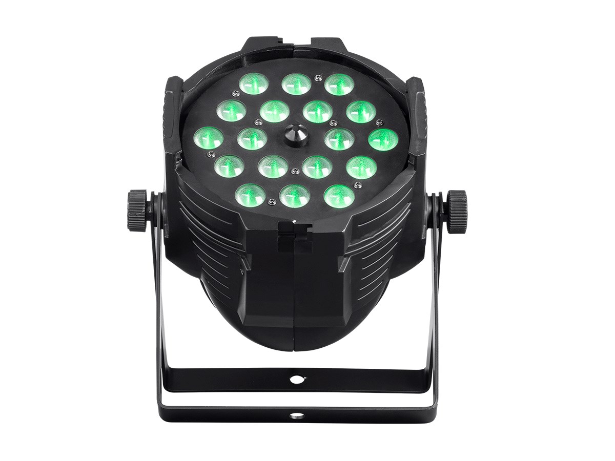 Stage Right by Monoprice Stage Wash Hex 18x18W LED PAR RGBAW+UV Light with  Zoom