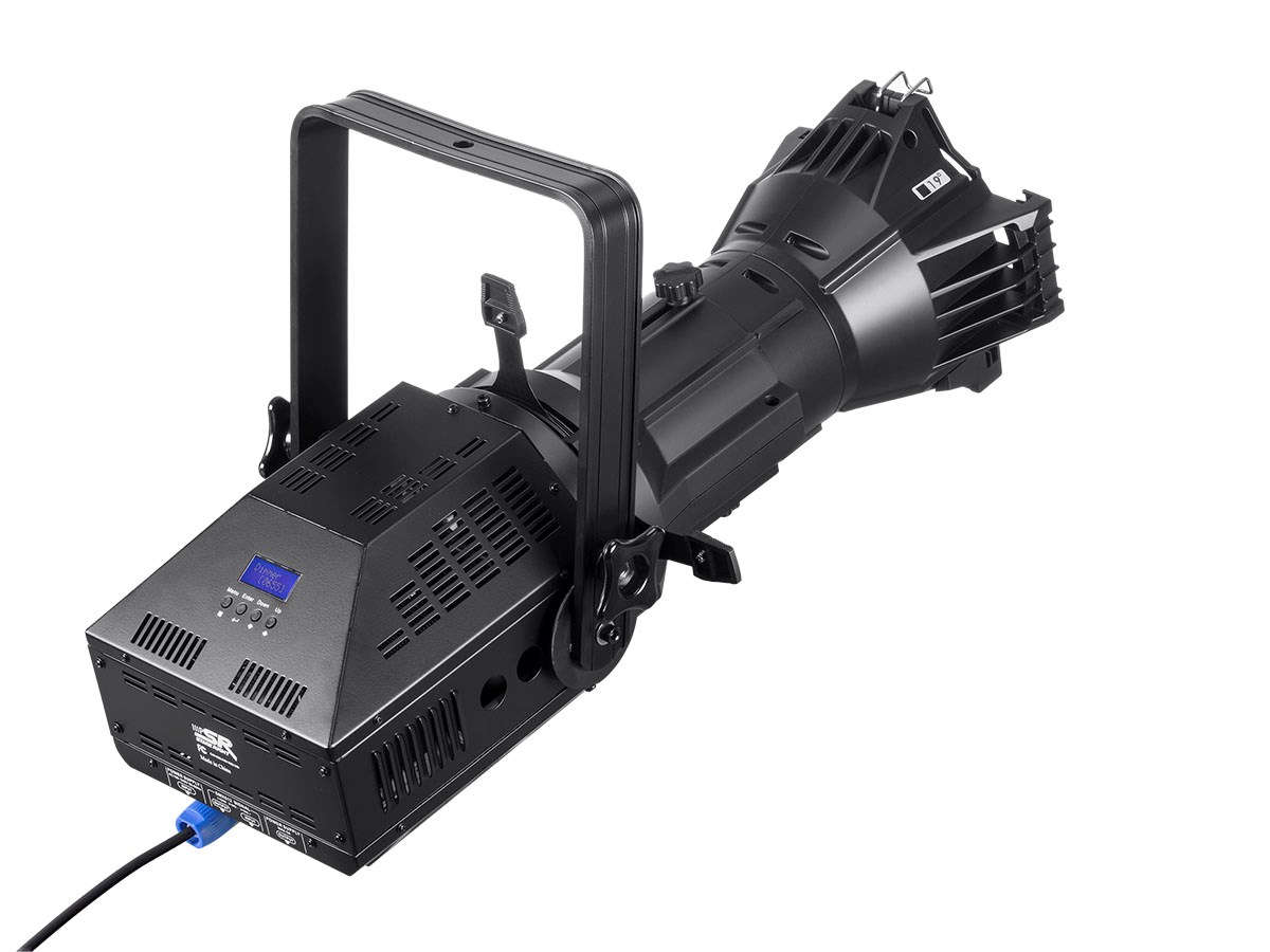 Stage Right by Monoprice 200W COB LED Ellipsoidal with Gobo Holder White  3200K