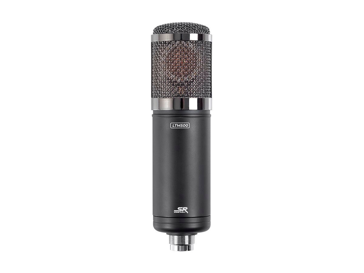Stage Right by Monoprice LTM500 Large 9-position Multi-Pattern Tube Studio Condenser Microphone with 34mm Diaphragm and Shock Mount - main image