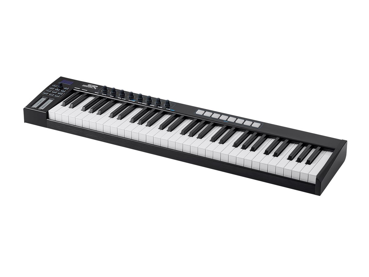 Stage Right by Monoprice SRK61 USB MIDI Keyboard Controller with Pads - main image
