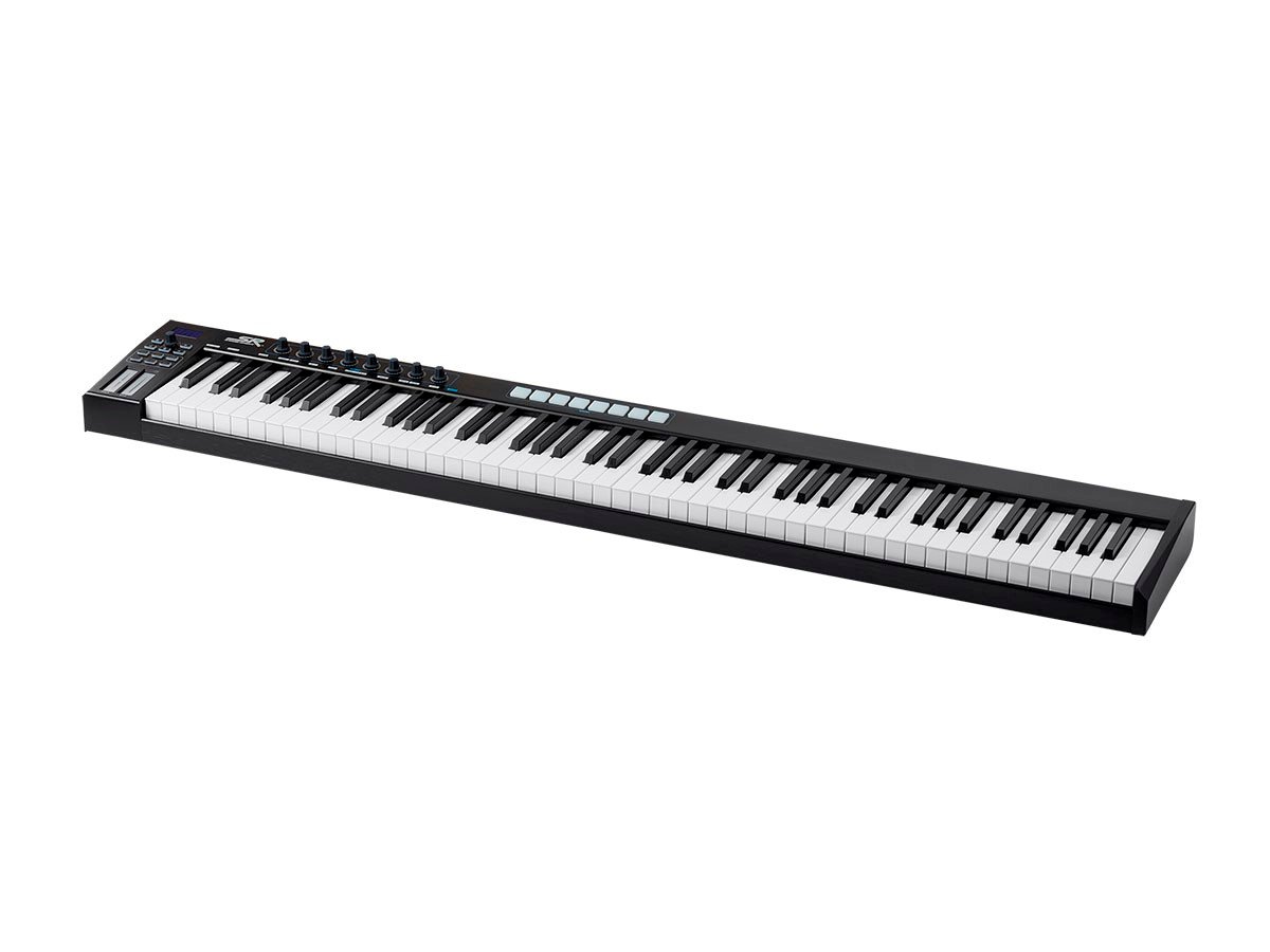 Stage Right by Monoprice SRK88 88-key USB MIDI Keyboard Controller with Semi-weighted Keys and RGB Backlit Velocity Sensitive Pads - main image