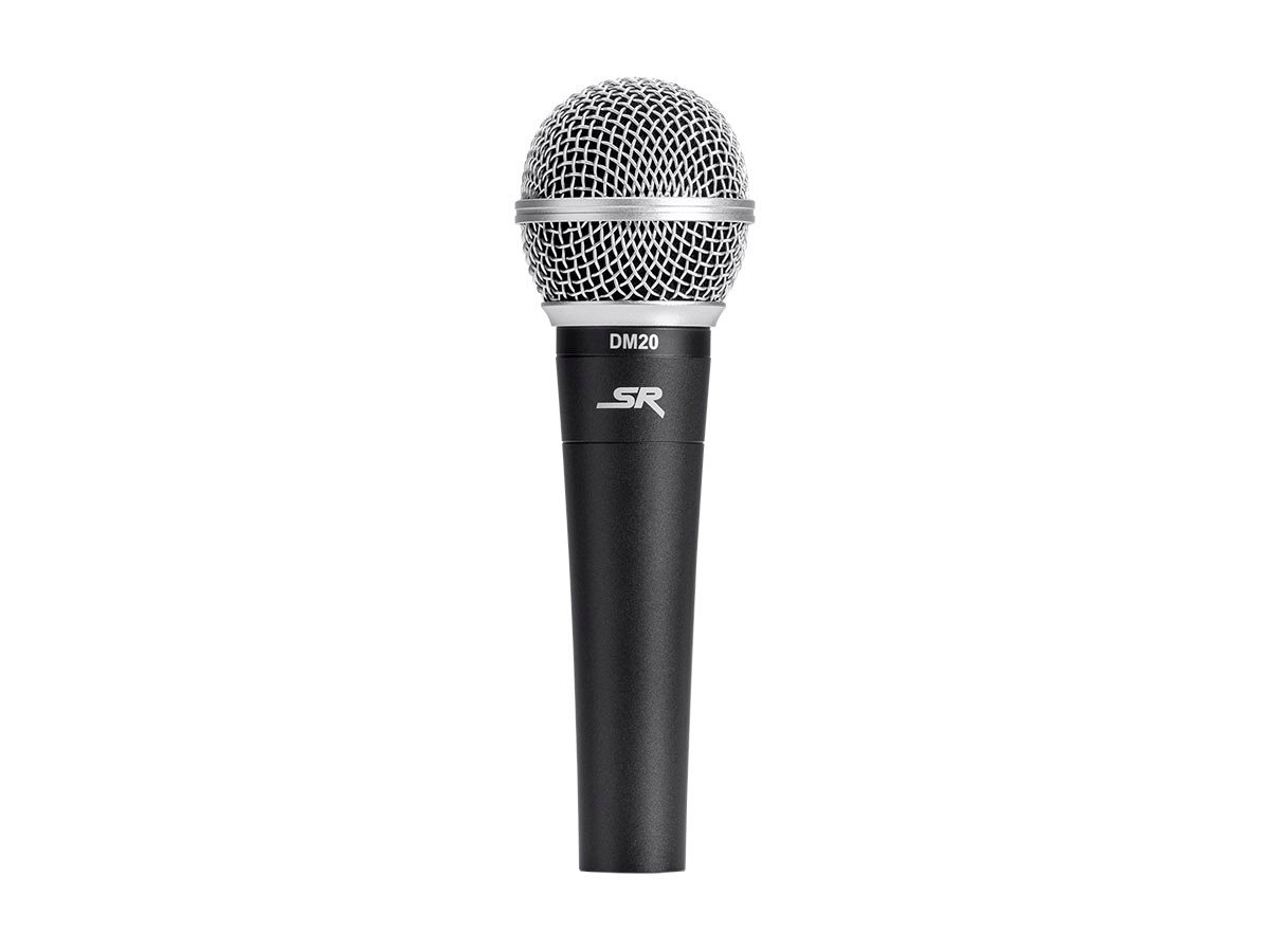 Stage Right by Monoprice DM20 Dynamic Unidirectional Handheld Vocal Microphone with Carrying Bag and Mic Clip - main image