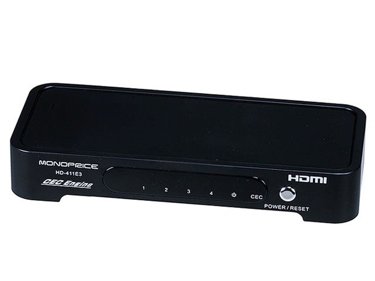 Monoprice Blackbird 4x1 Hdmi 1 4 Switch Cec Hdcp 1 4 1080p 60hz Monoprice Com