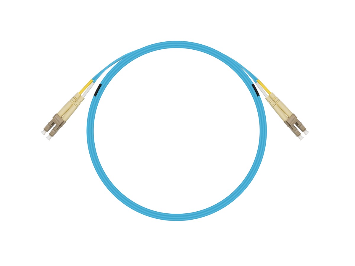 Monoprice Multi-Mode OM3 Fiber Optic Cable - LC-LC UL 2mm 50