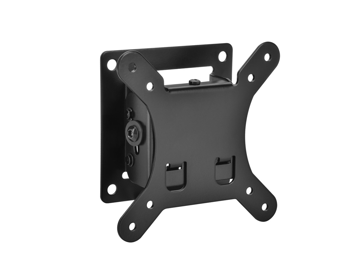 Monoprice Essential Tilt TV Wall Mount Bracket For 10" To 26" TVs  up to 30lbs, Max VESA 100x100, Heavy Duty Works with Concrete and Brick 