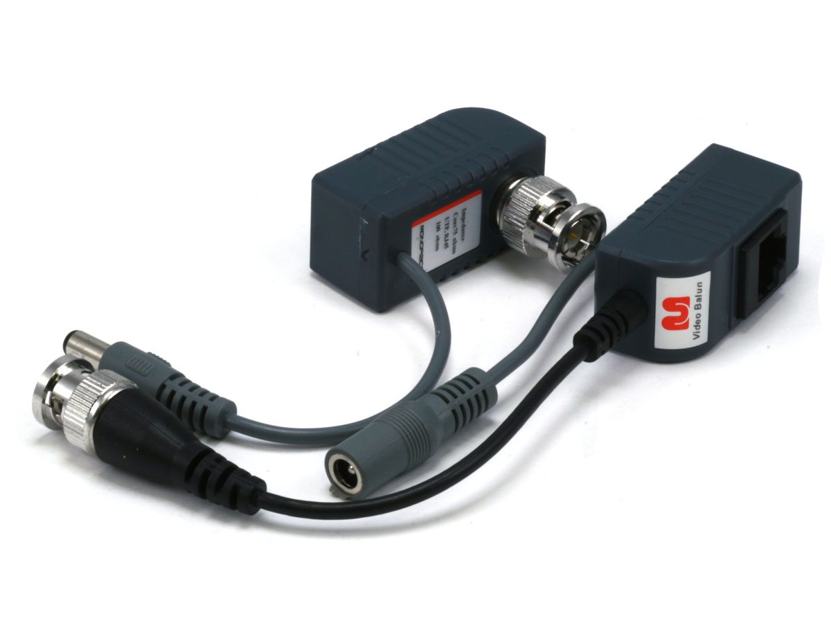 video balun with power