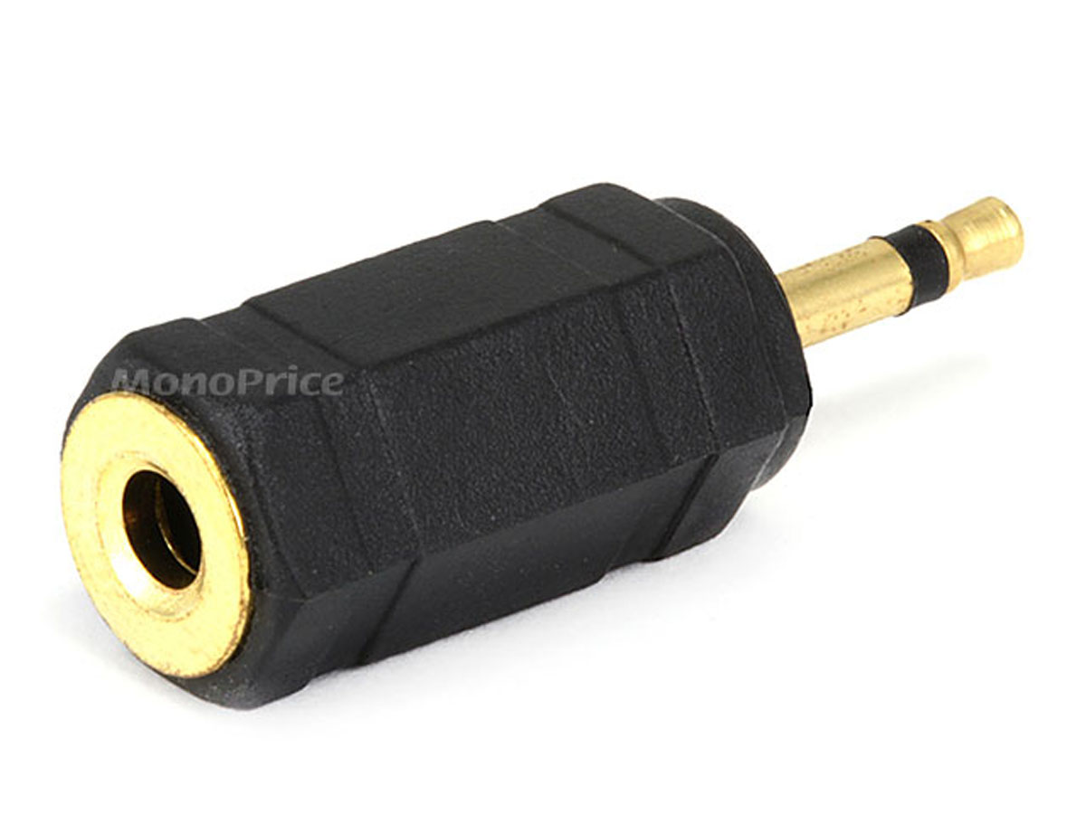 boerderij aanklager partij Monoprice 2.5mm TS Mono Plug to 3.5mm TS Mono Jack Adapter, Gold Plated -  Monoprice.com