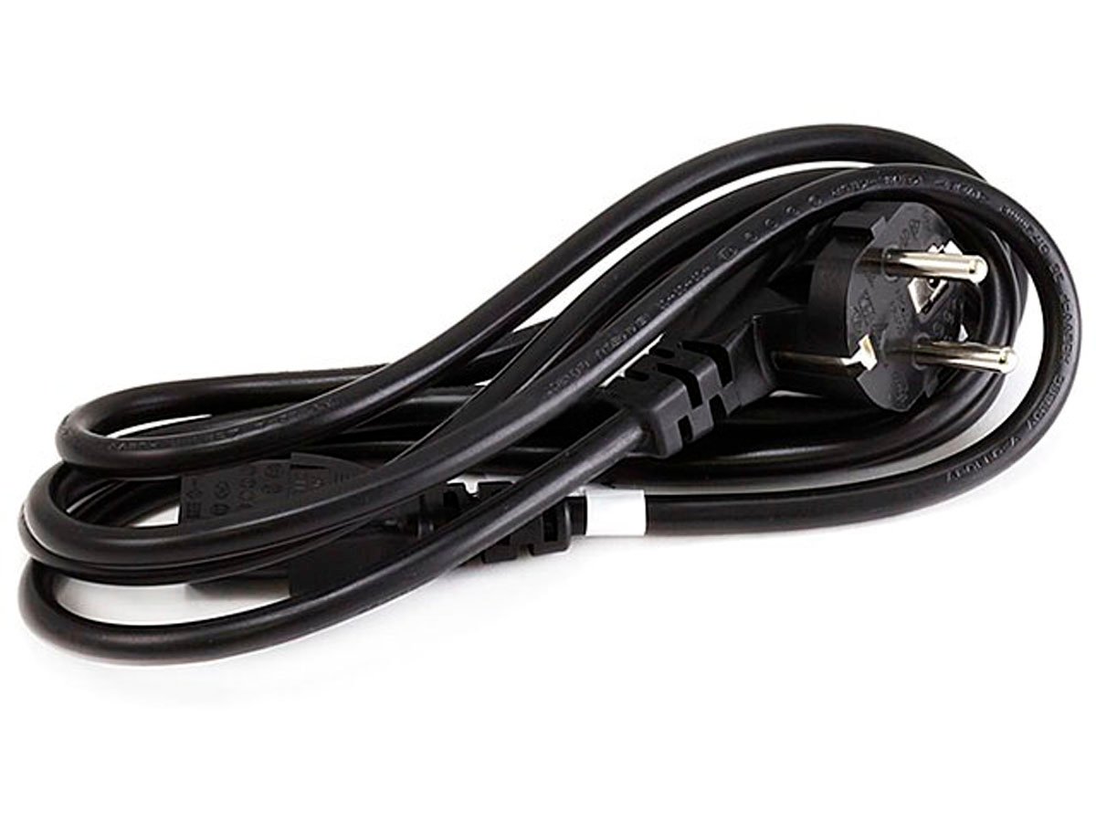 Monoprice Power Cord - CEE 7/7 &#34;SCHUKO&#34; (Europe) to IEC 60320 C13, 18AWG, 5A/1250W, 250V, 3-Prong, Black, 6ft - main image