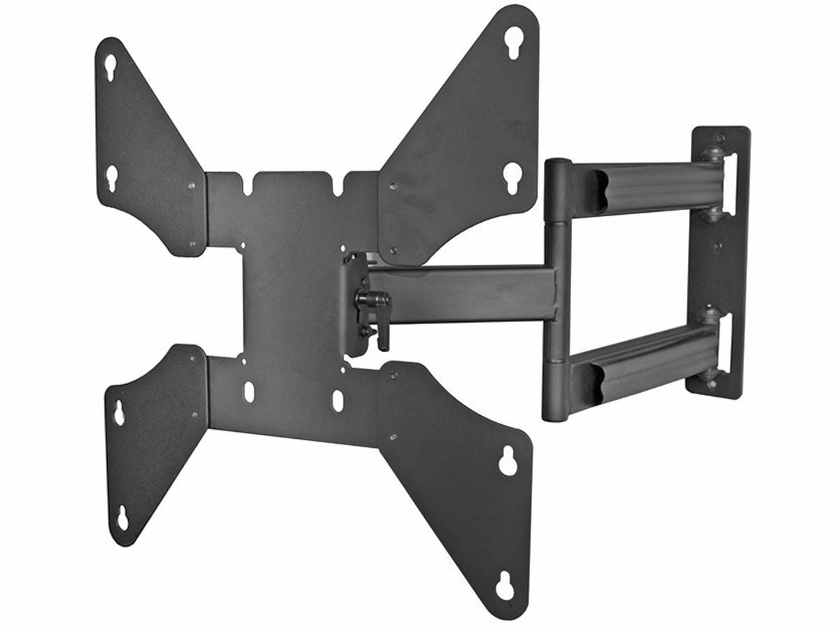 Monoprice EZ Series Full Motion Articulating TV Wall Mount Bracket - For Flat Screen TVs 32in to 46in, Max Weight 125lbs, Extension Range of 3.2in to 24.0in, VESA Patterns Up to 400x400 - main image