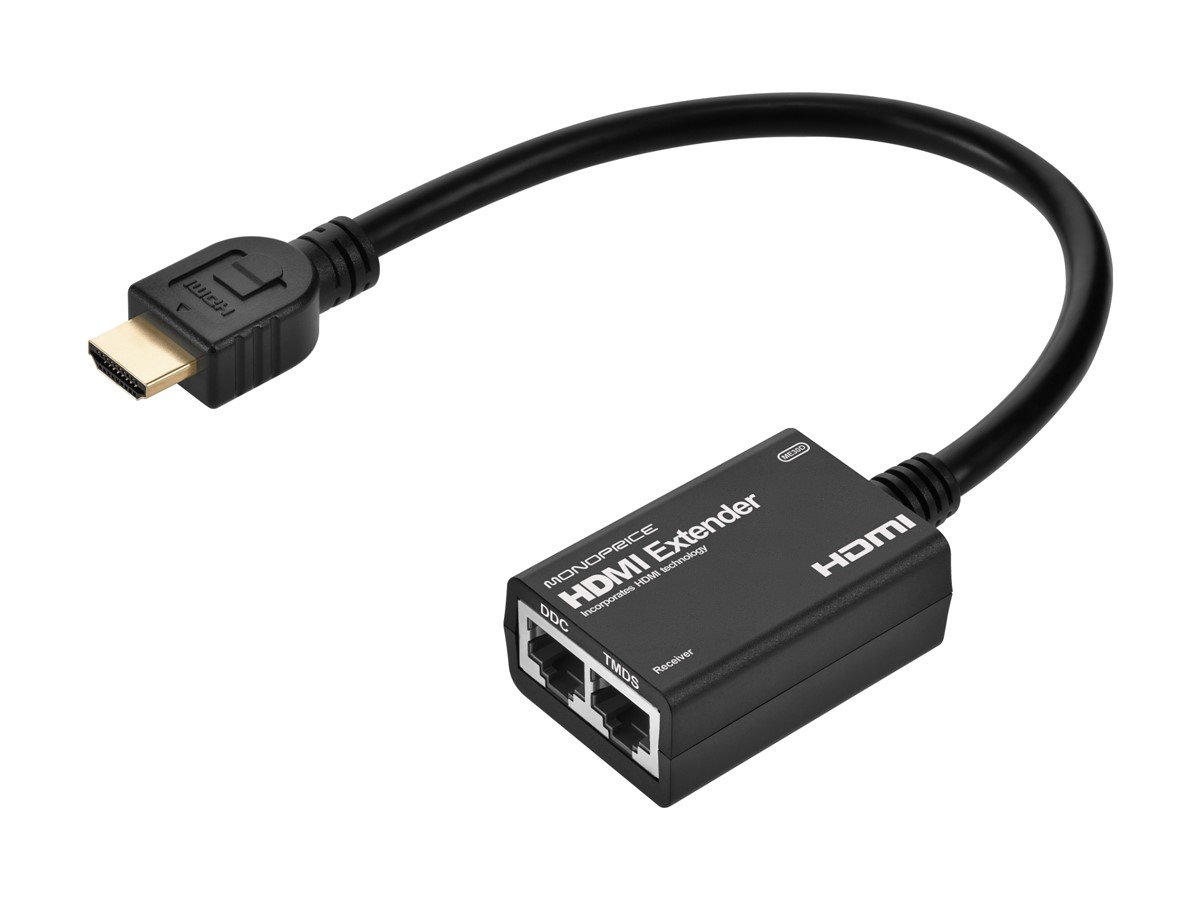 Extender HDMI via Ethernet 60 m - Émetteur et récepteur - Extendeur - Macway