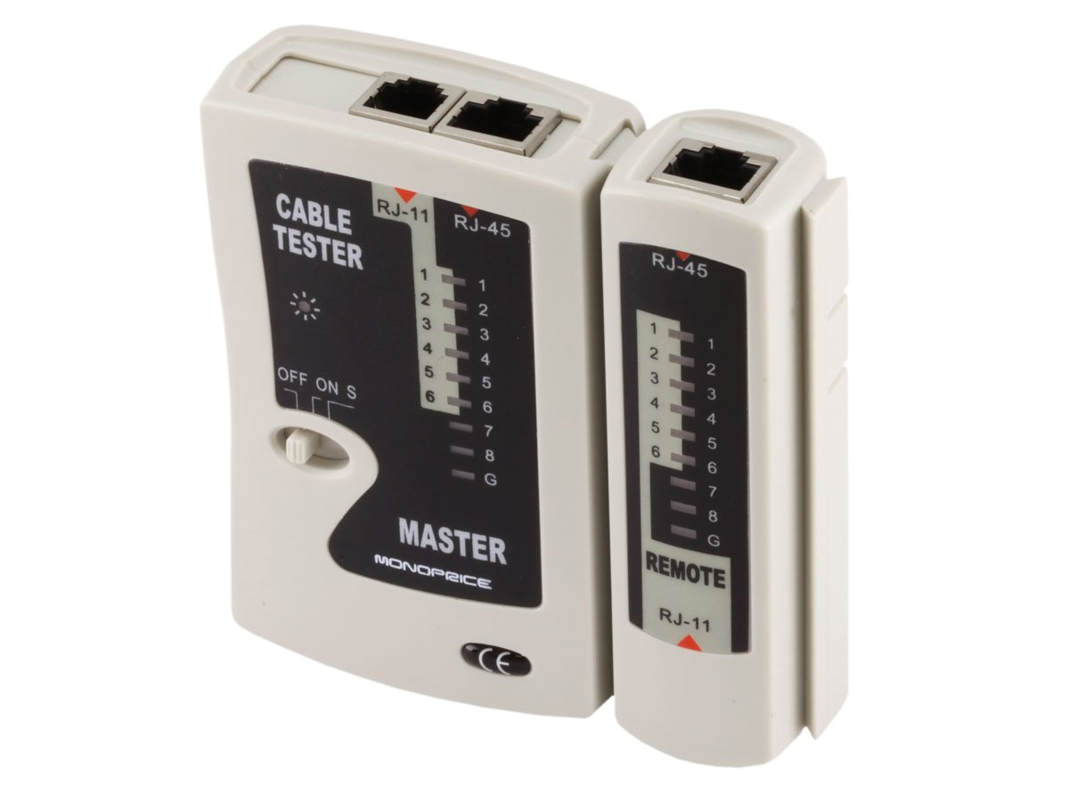 Monoprice RJ11 and RJ45 Modular Plug Tester - main image