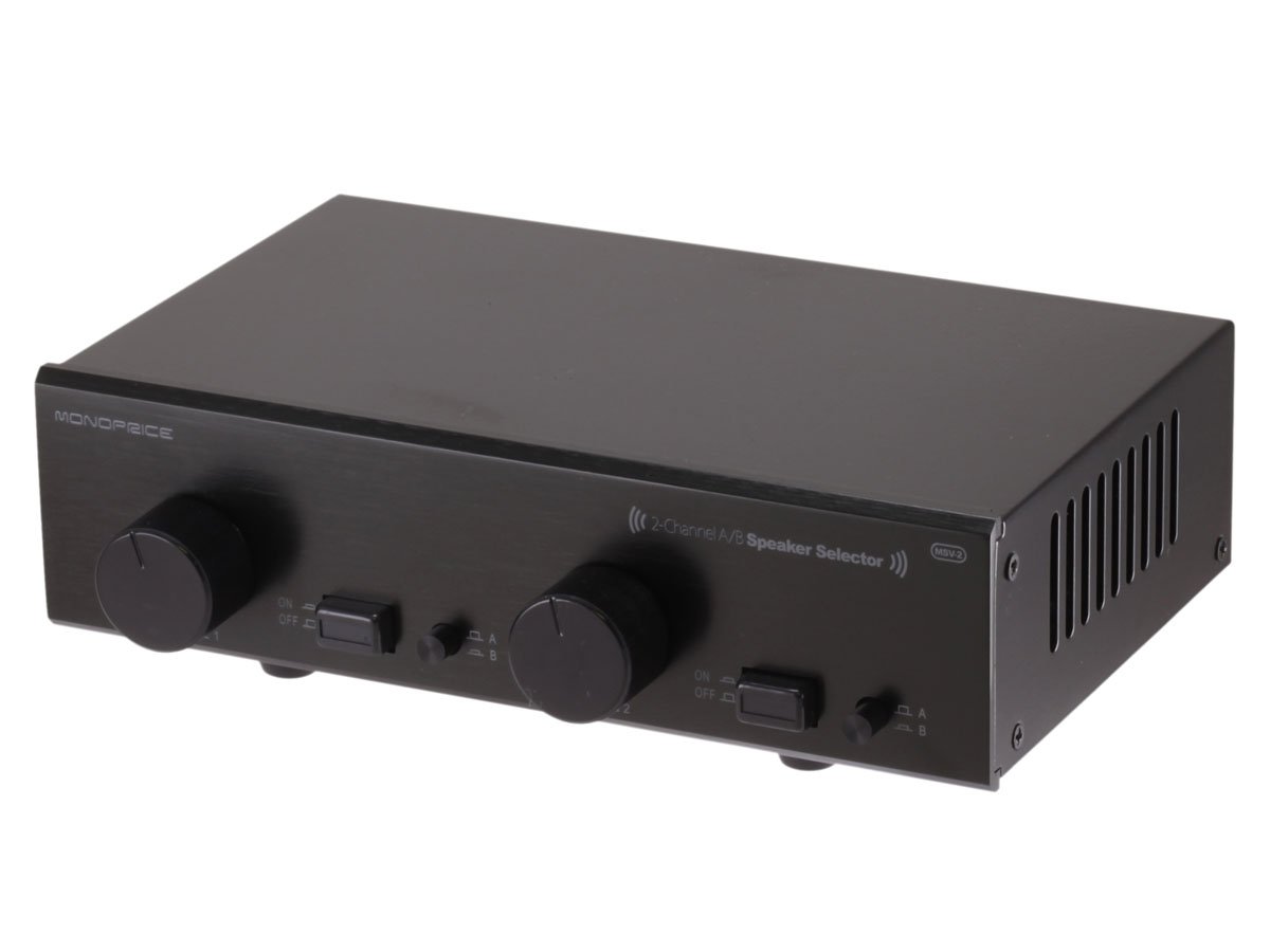 2 zone speaker selector with volume control