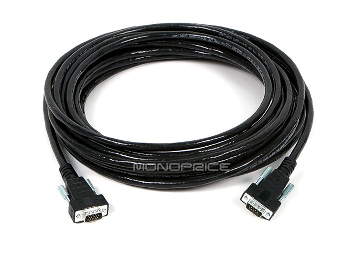 Monoprice 35ft SVGA M/M Plenum Rated Cable - main image