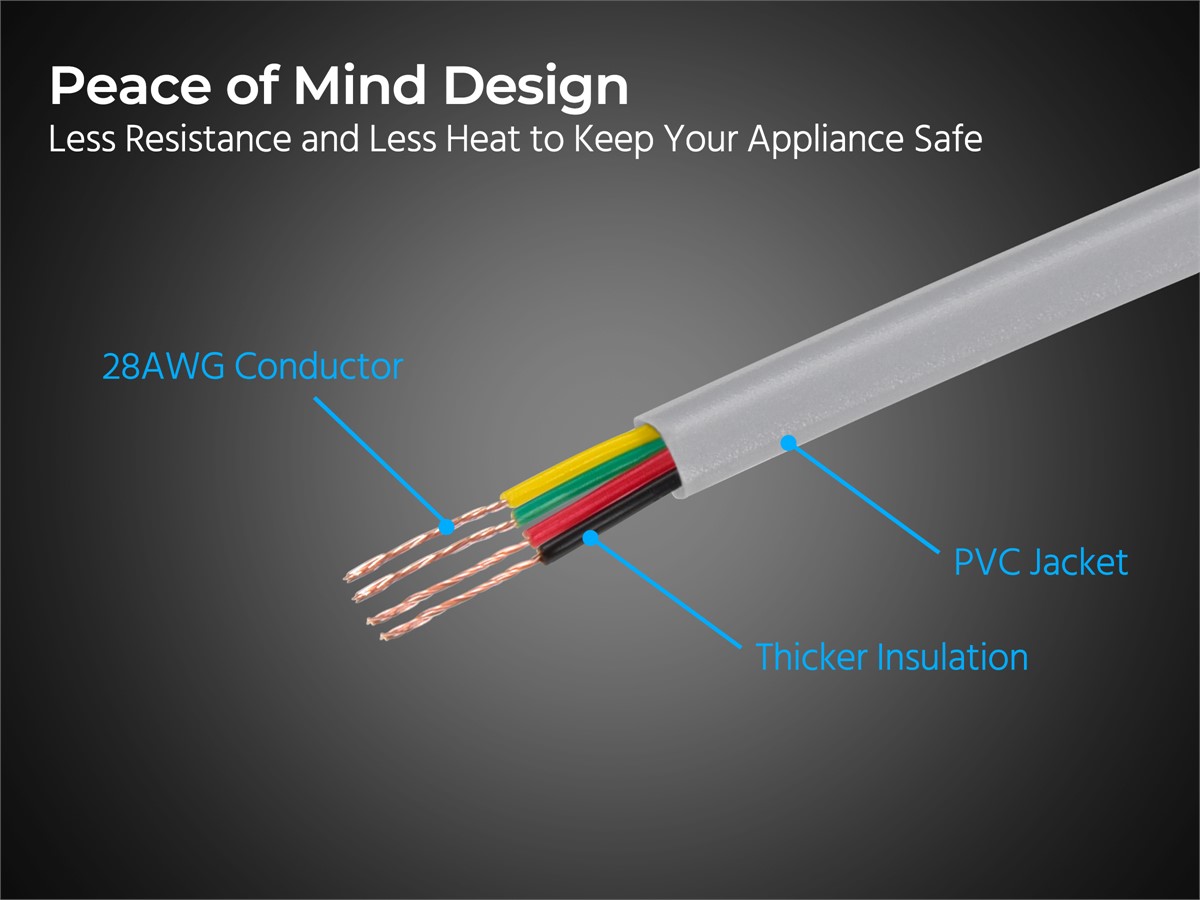 Monoprice RJ12 6 Conductor Modular Bulk Cable - Thumbnail 4