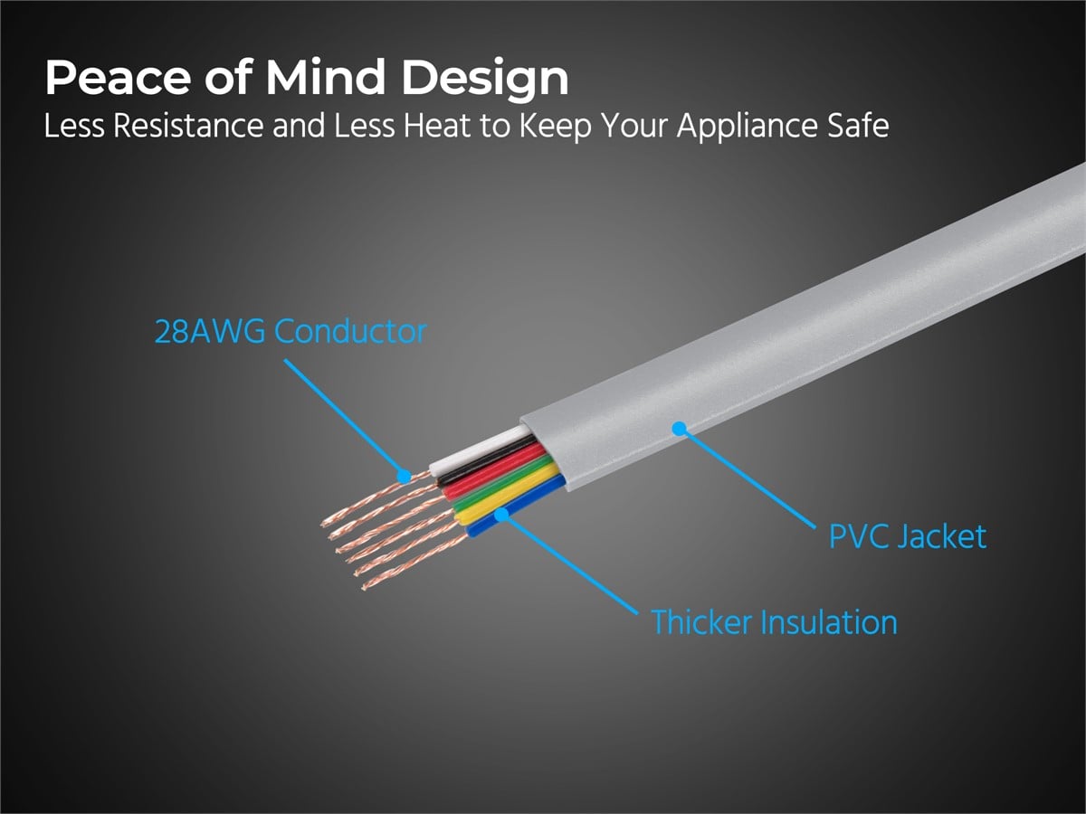 Monoprice RJ12 6 Conductor Modular Bulk Cable - Thumbnail 5
