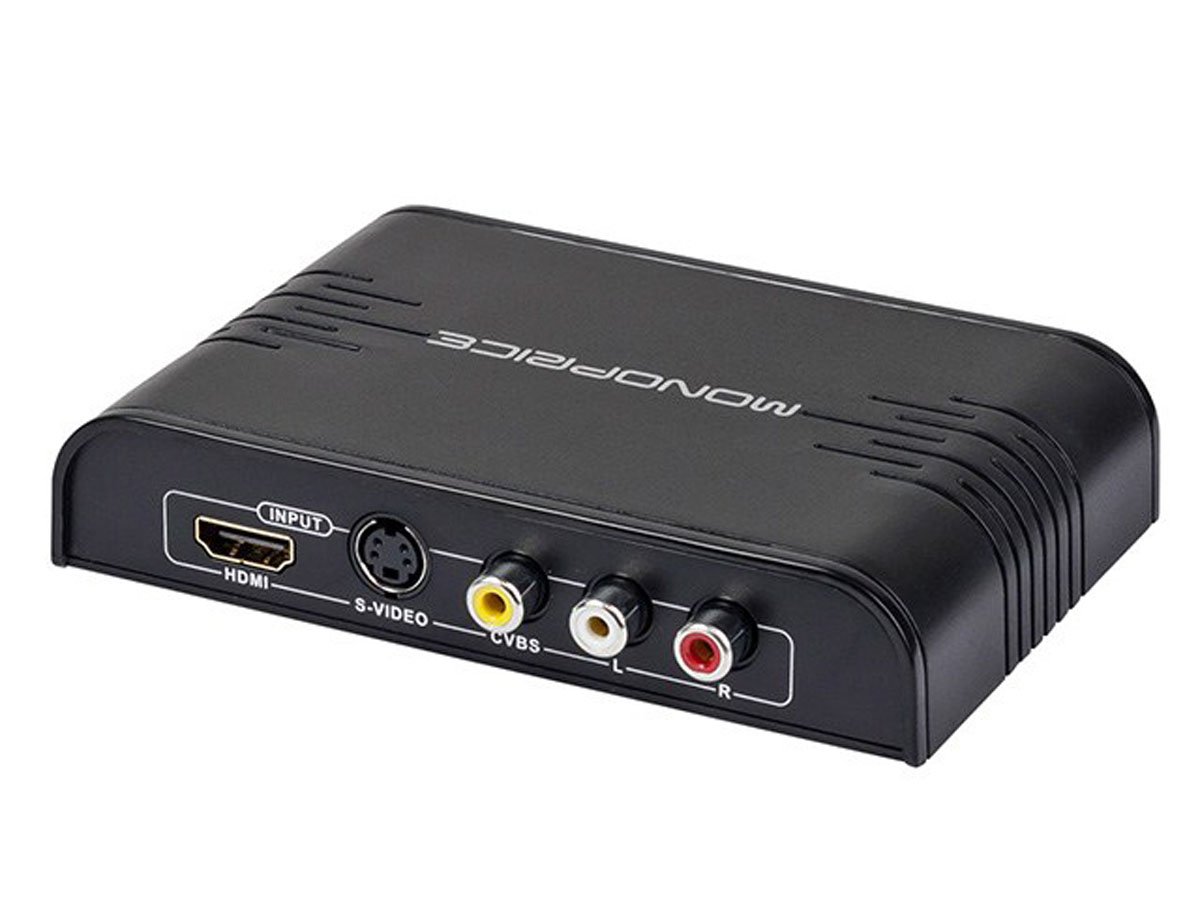 Monoprice Composite S Video and HDMI to HDMI Converter 